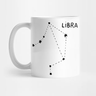 Zodiac Sign - Libra Black Mug